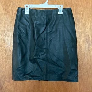 Leather skirt